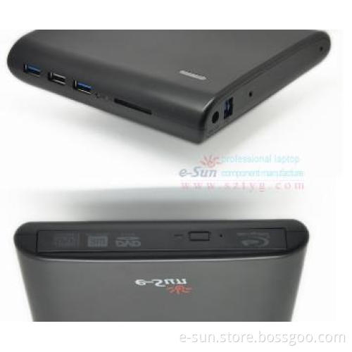 External media player with pop-up key